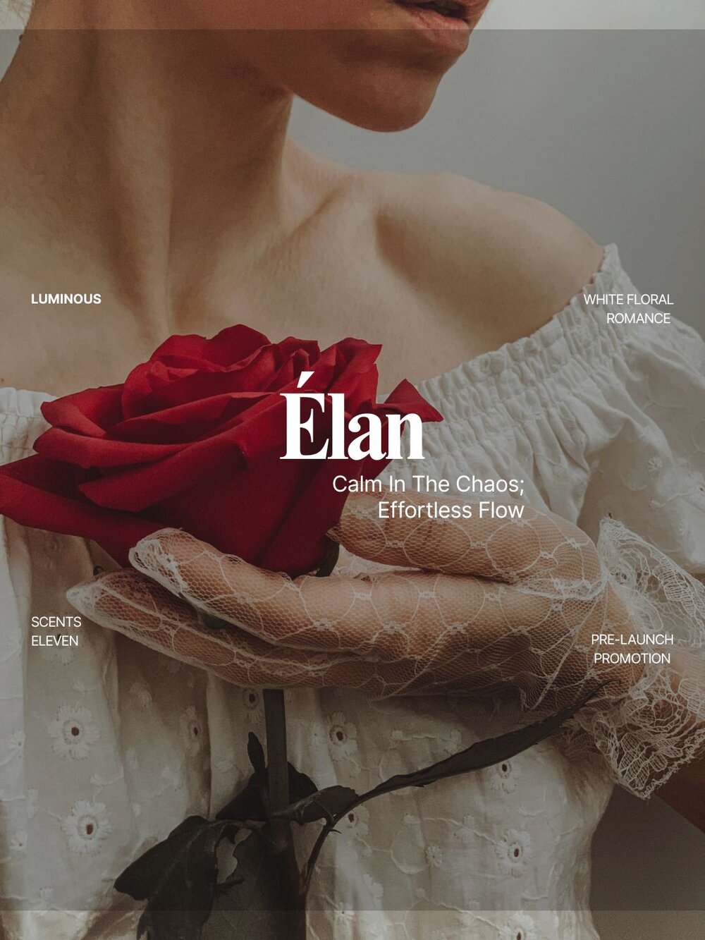 Élan — grace in motion, a white floral fragrance